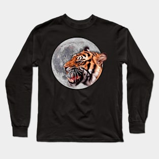 The tiger and the moon Long Sleeve T-Shirt